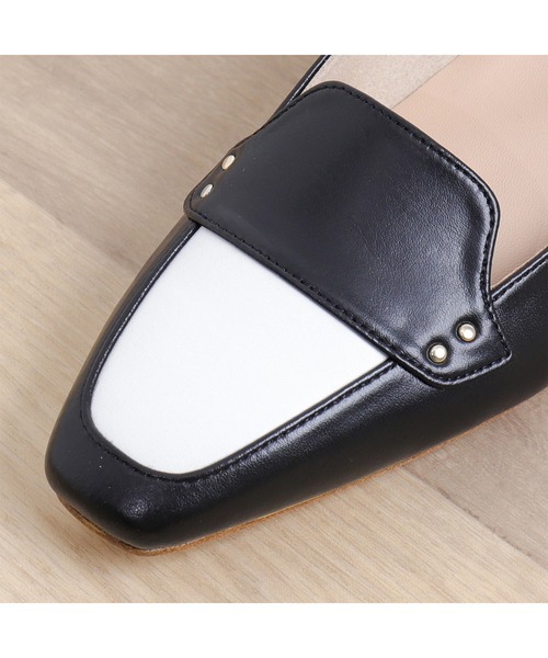 「artemis by DIANA」 パンプス 23.0cm ブラック×ホワイト レディース_画像8