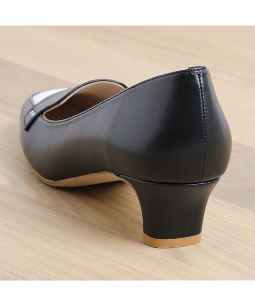 「artemis by DIANA」 パンプス 23.0cm ブラック×ホワイト レディース_画像9