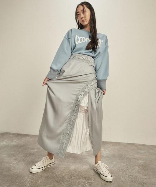 「CONVERSE TOKYO」 スカート FREE ブラウン レディース_画像3