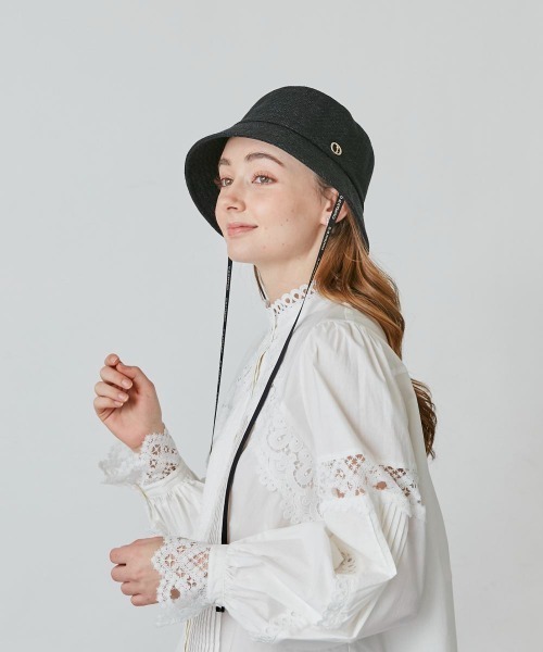 「Chapeau d' O」 ハット M/57.5cm ベージュ レディース_画像3