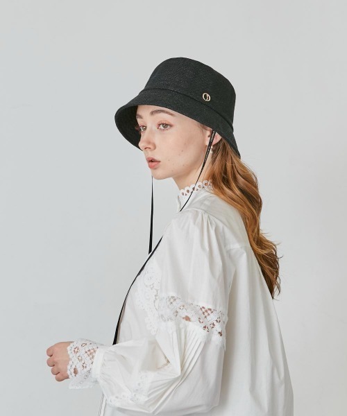 「Chapeau d' O」 ハット M/57.5cm ベージュ レディース_画像4