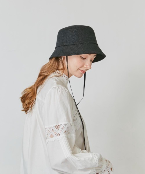 「Chapeau d' O」 ハット M/57.5cm ベージュ レディース_画像7