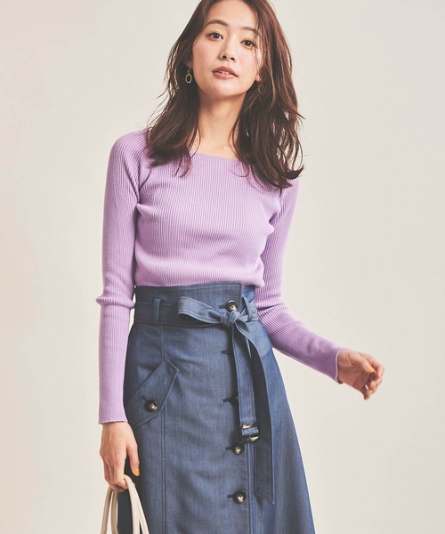 「The Virgnia」 長袖ニット FREE ブラック レディース_画像2