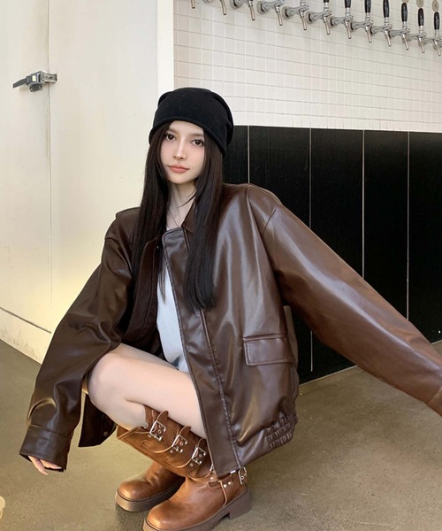 「Bifrost」 ジャケット M ブラウン レディース_画像3