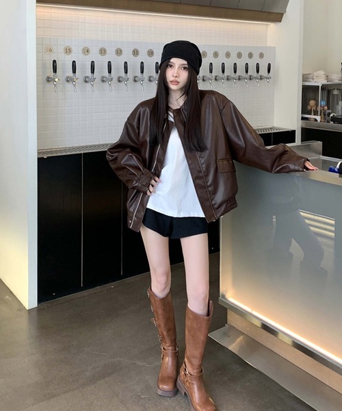 「Bifrost」 ジャケット M ブラウン レディース_画像4