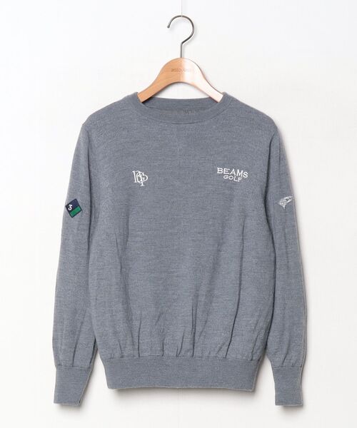 BEAMS GOLF（ビームス ゴルフ） 長袖ニット LARGE グレー レディース