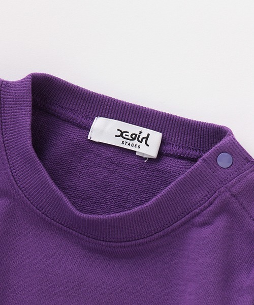 「X-girl Stages」 「KIDS」長袖ワンピース 120cm ベージュ キッズ_画像5