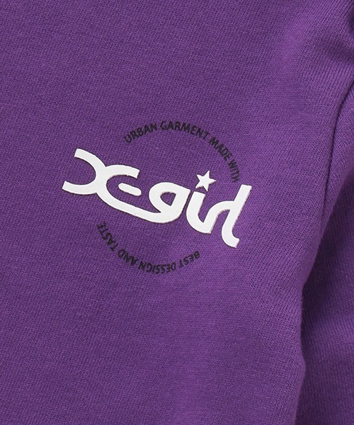 「X-girl Stages」 「KIDS」長袖ワンピース 120cm ベージュ キッズ_画像7