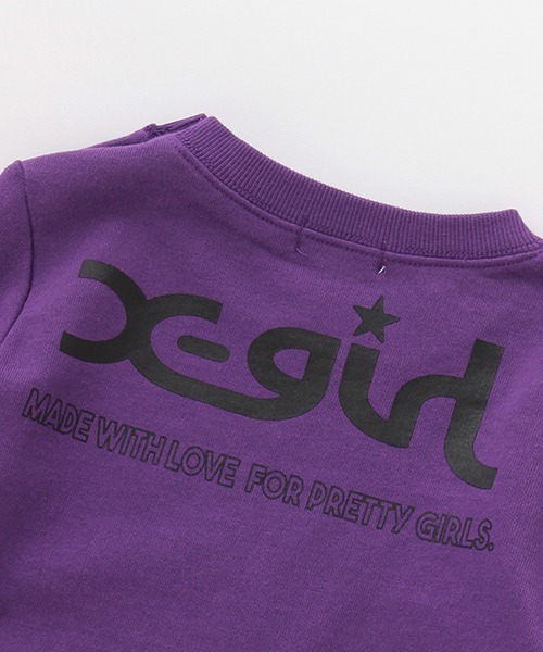 「X-girl Stages」 「KIDS」長袖ワンピース 120cm ベージュ キッズ_画像8