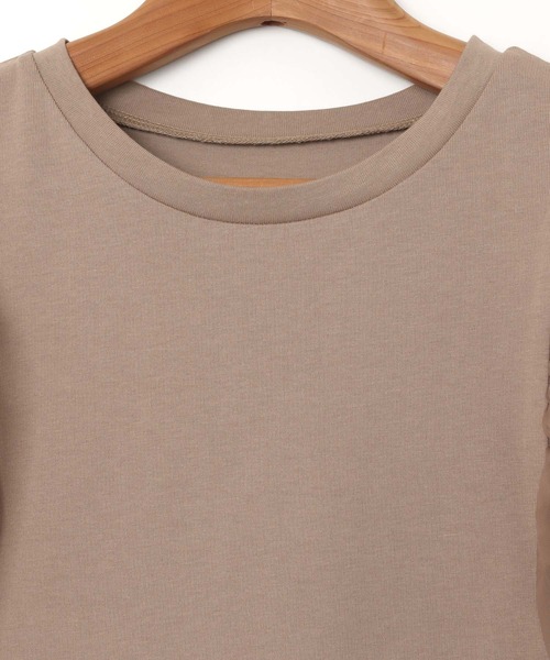 「andme」 「alma design」7分袖カットソー M オフホワイト レディース_画像3