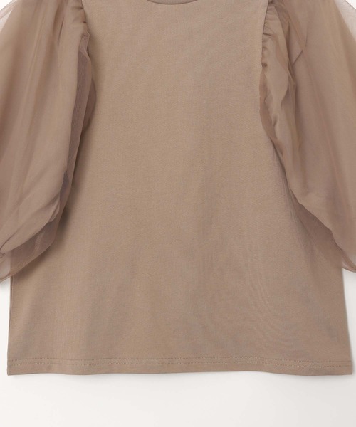 「andme」 「alma design」7分袖カットソー M オフホワイト レディース_画像5