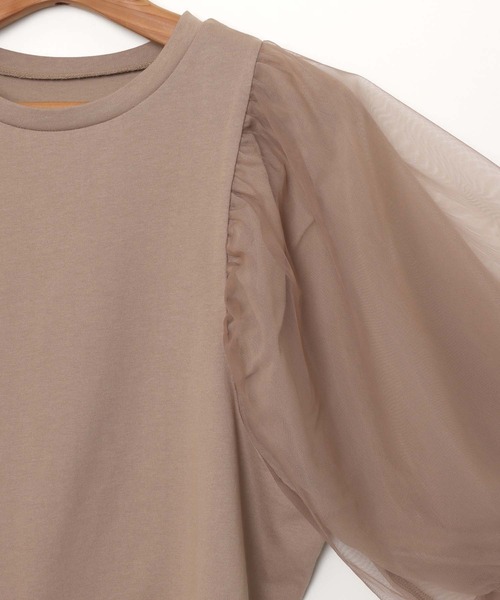 「andme」 「alma design」7分袖カットソー M オフホワイト レディース_画像7