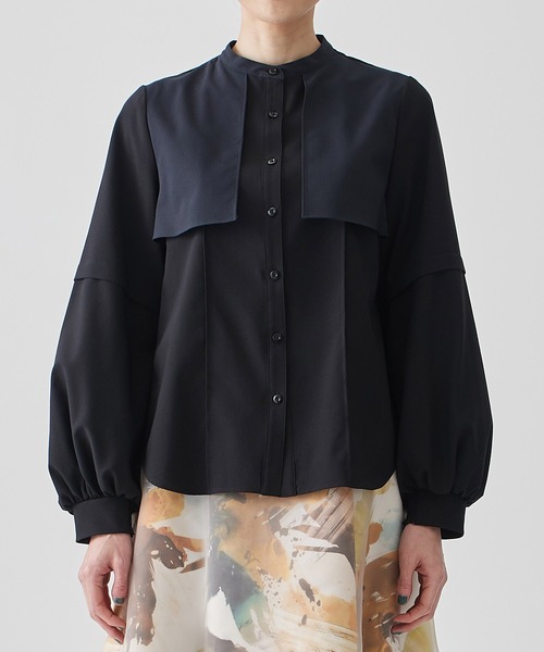 【新品未使用】UNITED TOKYO長袖ブラウス　洗濯可　皺にならない UNITED TOKYO（ユナイテッドトウキョウ） 長袖ブラウス FREE