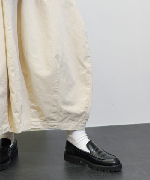 「HARVESTY」 ロングスカート 2 オリーブ レディース_画像6