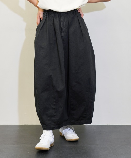 「HARVESTY」 ロングスカート 2 オリーブ レディース_画像8