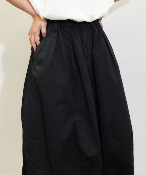 「HARVESTY」 ロングスカート 2 オリーブ レディース_画像9