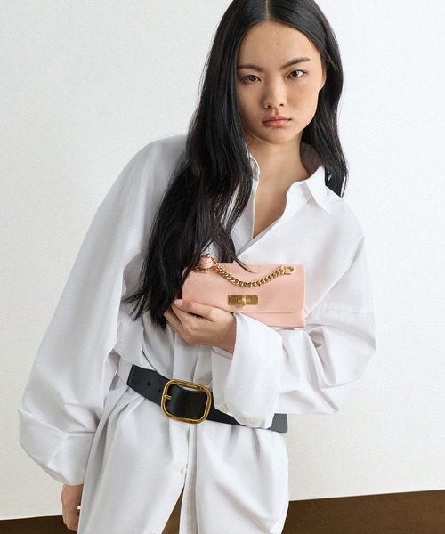 PEDRO財布【Charles&Keith 】のお姉さんブランド斜め掛けチェーン CHARLES ＆ KEITH（チャールズ&キース） 長財布 財布 Kerry ケリー