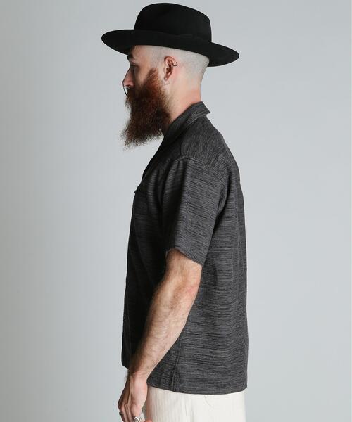 シャツ Schott/ショット/MIX SHARK COLLAR SS SHIRT/ミックス シャークカラー 半袖シャツ メンズ レディースの画像