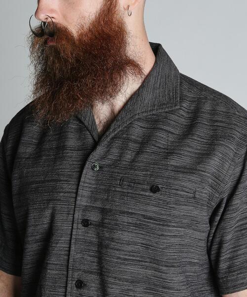 シャツ Schott/ショット/MIX SHARK COLLAR SS SHIRT/ミックス シャークカラー 半袖シャツ メンズ レディースの画像
