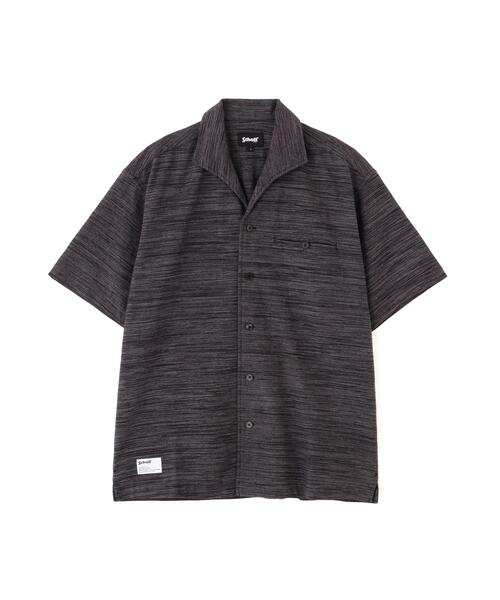 シャツ Schott/ショット/MIX SHARK COLLAR SS SHIRT/ミックス シャークカラー 半袖シャツ メンズ レディースの画像