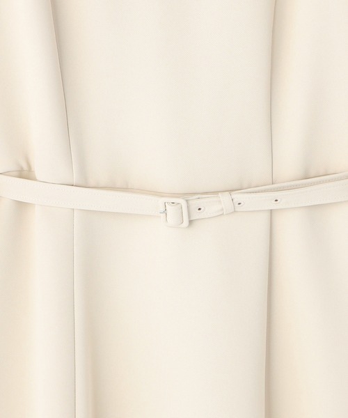 「LAISSE PASSE」 7分袖ワンピース SMALL ベージュ レディース_画像6