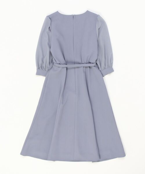 「LAISSE PASSE」 7分袖ワンピース SMALL ベージュ レディース_画像7