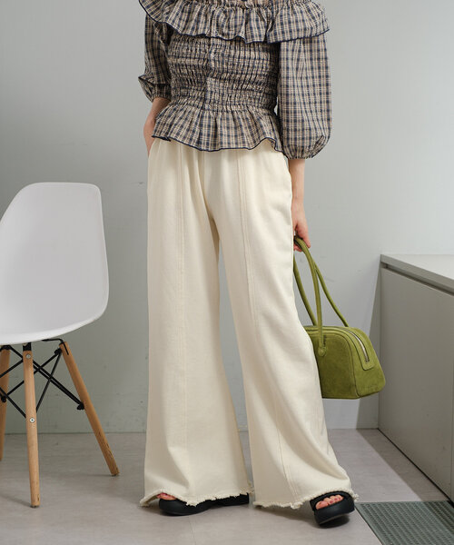 「Kastane」 スウェットパンツ FREE グレー レディース_画像2