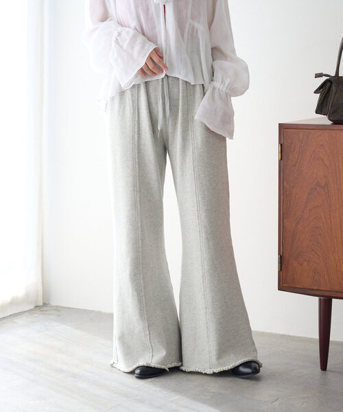 「Kastane」 スウェットパンツ FREE グレー レディース_画像3