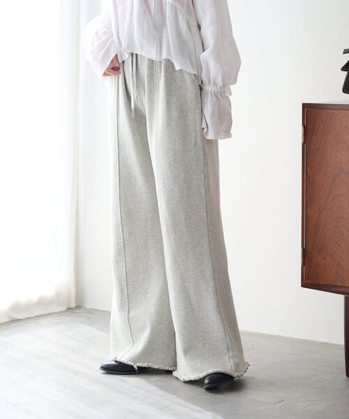 「Kastane」 スウェットパンツ FREE グレー レディース_画像5