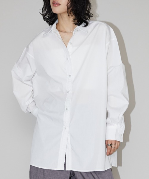 Aunt Marie's（アントマリーズ） 長袖シャツ FREE ホワイト レディース