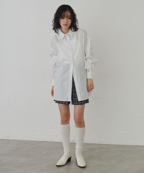 Aunt Marie's（アントマリーズ） 長袖シャツ FREE ホワイト レディース