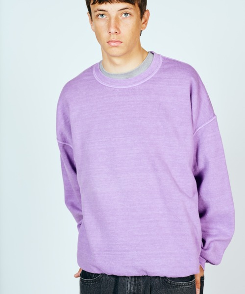 「TOWNCRAFT」 スウェットカットソー LARGE ブルーグレー メンズ_画像7