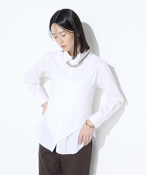 COMME CA（コムサ） ブラウス シャツ 「 TALLサイズ 」 コットン 
