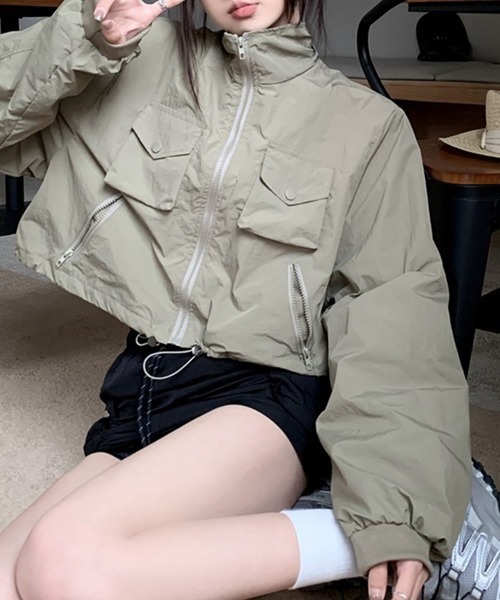 「shameless」 ブルゾン FREE ブラック レディース_画像4