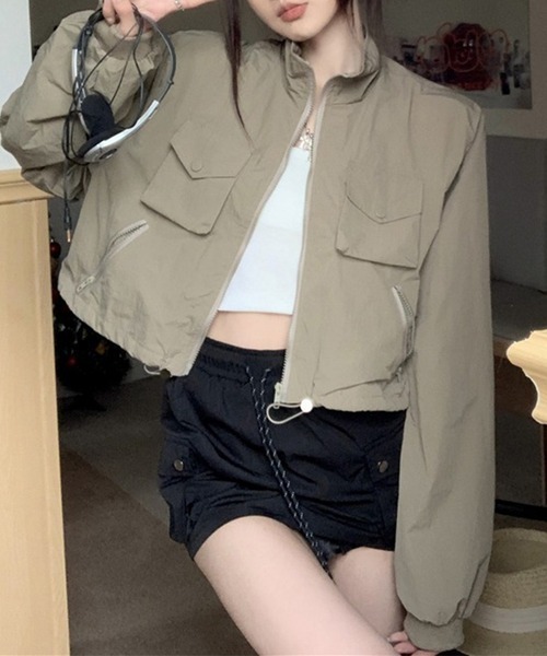 「shameless」 ブルゾン FREE ブラック レディース_画像5