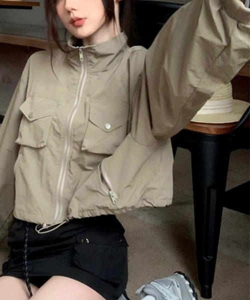 「shameless」 ブルゾン FREE ブラック レディース_画像7