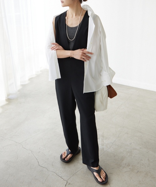 「SLOBE IENA」 オールインワン 36 ネイビー レディース_画像2