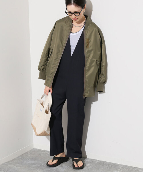 「SLOBE IENA」 オールインワン 36 ネイビー レディース_画像3