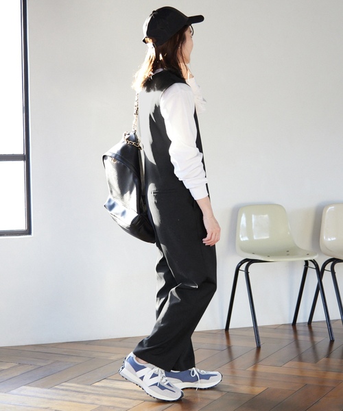 「SLOBE IENA」 オールインワン 36 ネイビー レディース_画像6