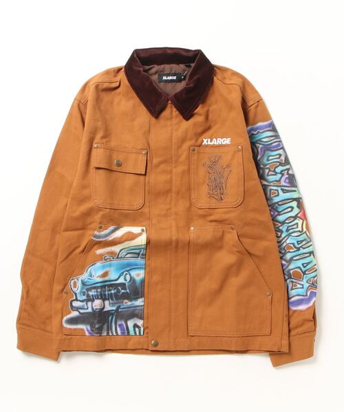 「XLARGE」 ブルゾン LARGE ベージュ メンズ_画像2