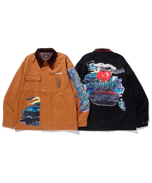 「XLARGE」 ブルゾン LARGE ベージュ メンズ_画像6