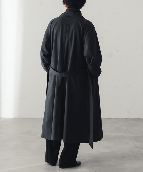 「epnok」 チェスターコート SMALL チャコールグレー メンズ_画像5