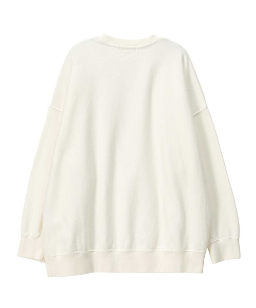 「ZUCCa」 スウェットカットソー X-LARGE ホワイト レディース_画像2