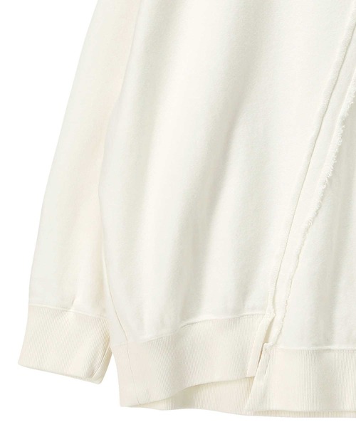 「ZUCCa」 スウェットカットソー X-LARGE ホワイト レディース_画像5