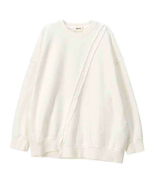 「ZUCCa」 スウェットカットソー X-LARGE ホワイト レディース_画像7