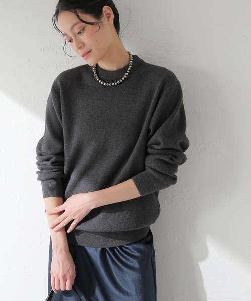 「417 EDIFICE」 長袖ニット MEDIUM ブラック系その他 メンズ_画像2