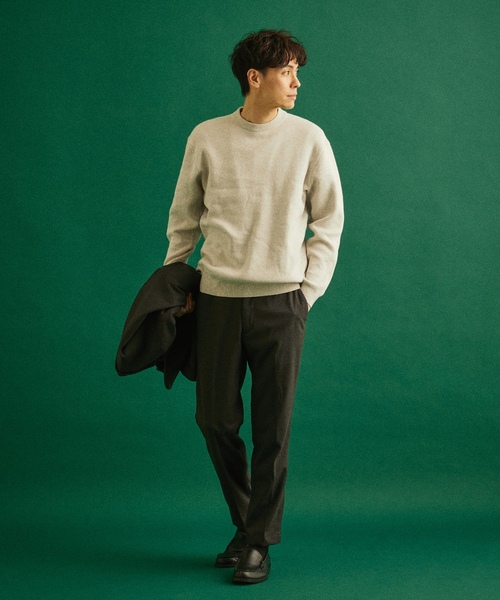 「417 EDIFICE」 長袖ニット MEDIUM ブラック系その他 メンズ_画像5