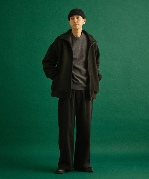 「417 EDIFICE」 長袖ニット MEDIUM ブラック系その他 メンズ_画像8