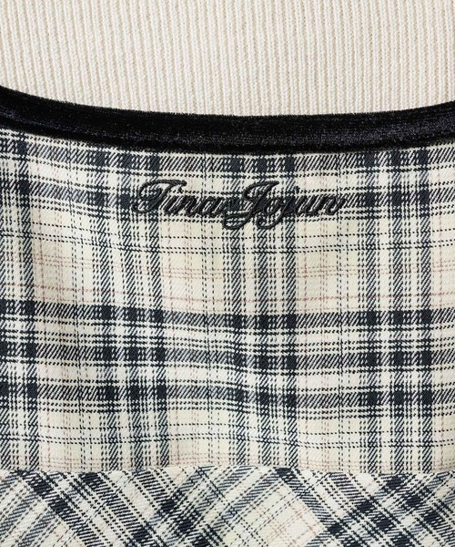 「TINA：JOJUN」 ノースリーブワンピース M カーキ レディースの画像