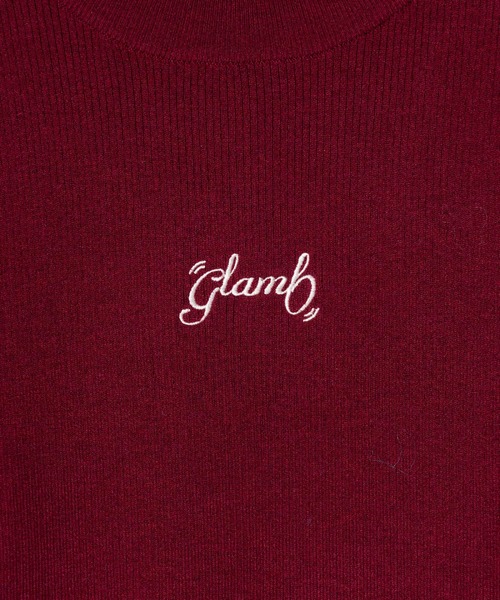 「glamb」 長袖ニット L ワイン メンズの画像